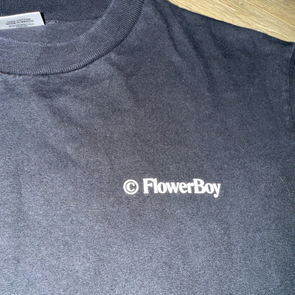 Men's Golf Wang Flower Boy Save The Bees T-Shirt Black Size M #139 - Picture 2 of 4